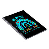 4月に私たち衣服ブルーオティスアウェアネス月のオウティス ノートブック (右側)