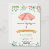 4月のシャワーが5月の花を招く 招待状 (正面)