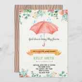 4月のシャワーが5月の花を招く 招待状 (正面/裏面)
