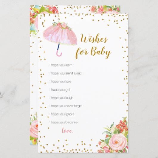 4月のシャワーが5月の花を持ってきてベビー (正面/裏面)