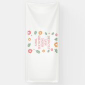 4月のシャワーで五月の花を咲かせる 横断幕 (縦)