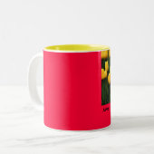 4月のシャワーは5月の花を持って来ます ツートーンマグカップ (正面左)