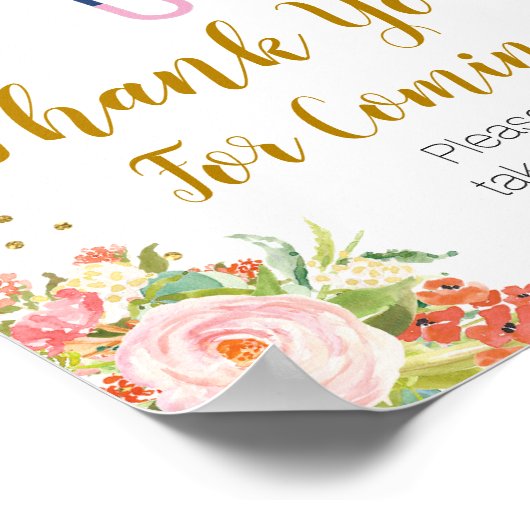 4月のシャワーをもたらす5月のポステ来に感謝 ポスター (角)