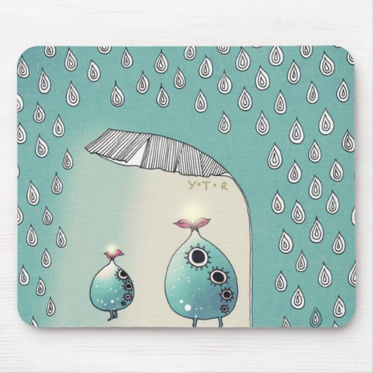 4月のシャワー2012年 マウスパッド (正面)