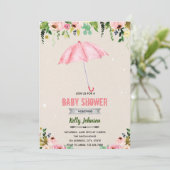 4月のシャワー5月の花をテーマにした招待状 招待状 (スタンド正面)