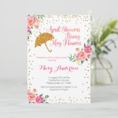 4月のベビーシャワーの招待 招待状 (スタンド正面)