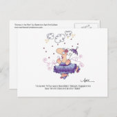 4月のマッカラムまでに雨のポストカードでダンス ポストカード (正面/裏面)