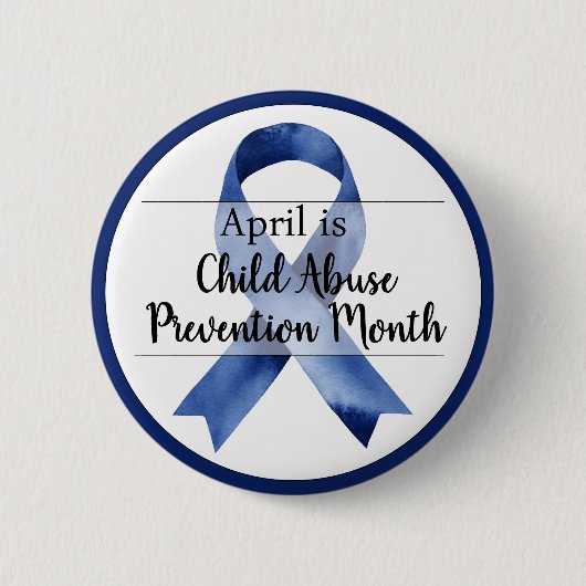 4月の児童虐待防止月 缶バッジ (正面)