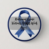 4月の国家犯罪被害者権利週間 缶バッジ (正面)