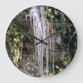 4月の朝 ラージ壁時計 (正面)