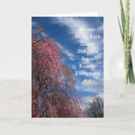 4月の空とピリピ4:4 サンキューカード