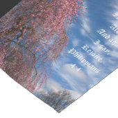 4月の空とピリピ4:4 ショートテーブルランナー (コーナー)