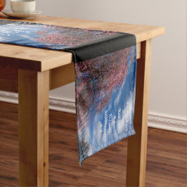 4月の空とピリピ4:4 ショートテーブルランナー