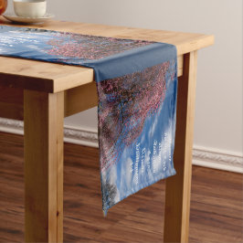 4月の空とピリピ4:4 ショートテーブルランナー