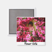 4月の花の子 マグネット (正面/裏面)