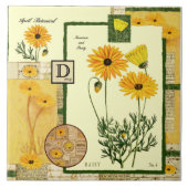 4月の花 タイル (正面)