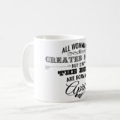 4月の誕生日のマグ コーヒーマグカップ (正面左)