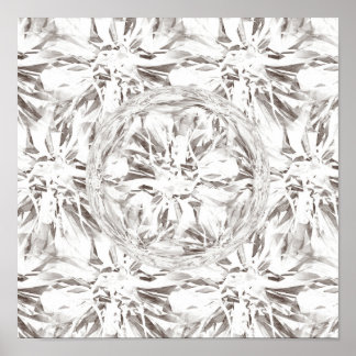 4月の誕生石の宝石ダイヤモンド ポスター