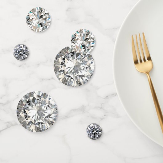 4月の誕生石ダイヤモンドテーブル コンフェッティ (グループ)