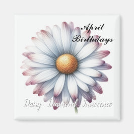 4月の誕生石デイジーダイヤモンド マグネット