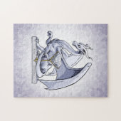 4月の誕生石龍:ダイヤモンド ジグソーパズル (横)