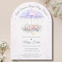 4月の雨が5月の花をもたらす ベビーシャワー