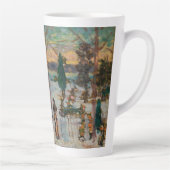 4月の雪モーリス・プレンダーガスト、ヴィンテージ・アート カフェラテマグ (右)