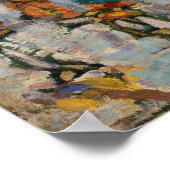 4月の雪モーリス・プレンダーガスト、ヴィンテージ・アート ポスター (角)