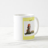 4月のbirthstoneのマグ コーヒーマグカップ (正面右)