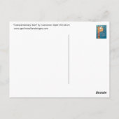 4月のMcCalumによる補完項目 ポストカード (裏面)