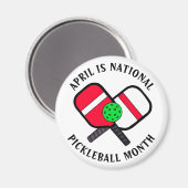 4月はナショナルピックボール月 マグネット (正面/裏面)