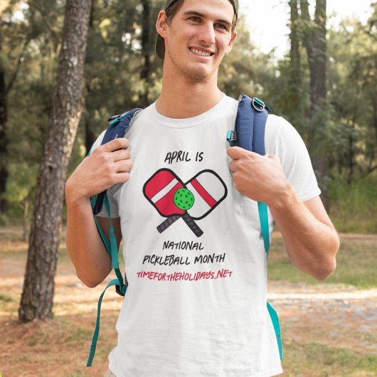 4月はナショナルピックボール月 Tシャツ