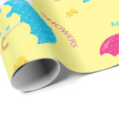 4月は二重傘に沢山与えます ラッピングペーパー (ロールコーナー)