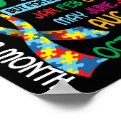 4月は国家自閉症啓発月 ポスター (角)