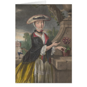 4月は女性- 1767年のアレゴリーです