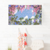 4月は旗に沢山与えます 横断幕 (インサイチュ)