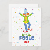 4月カラフルの愚か者の日 シーズンカード (正面/裏面)