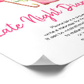 4月シャワーが5月の花を持参おむつ夜遅くまで ポスター (角)