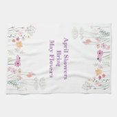 4月シャワーが5月の花キッチンタオルをもたらす キッチンタオル (横)