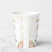 4月シャワーが5月花の赤ちゃんシャワーをもたらす 紙コップ (右)