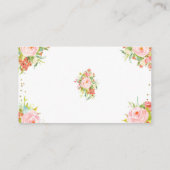 4月シャワー五月花の赤ちゃんシャワー詳細 エンクロージャーカード (裏面)