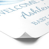 4月シャワー五月花を持って来る赤ちゃんシャワー歓迎 ポスター (角)