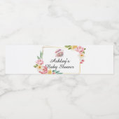 4月シャワー五月花ベビーシャワー ペットボトルラベル (シングルラベル)