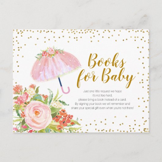 4月シャワー持ってくる5月の花の本ベビーPos ポストカード (正面)