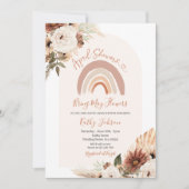 4月シャワー持って来る5月の花ボホレインボー 招待状 (正面)
