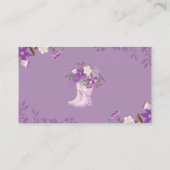 4月シャワー持参5月の花おむつラッフル エンクロージャーカード (裏面)