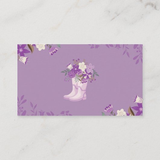 4月シャワー持参5月の花おむつラッフル エンクロージャーカード (裏面)