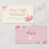4月シャワー持参5月の花おむつラッフル エンクロージャーカード (正面/裏面)