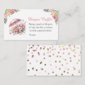 4月シャワー持参5月の花おむつラッフル エンクロージャーカード (正面/裏面)