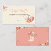 4月シャワー持参5月の花おむつラッフル エンクロージャーカード (正面/裏面)